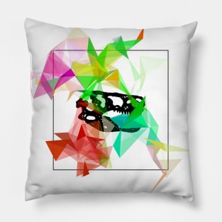 Abstract Geometric Collage Pillow