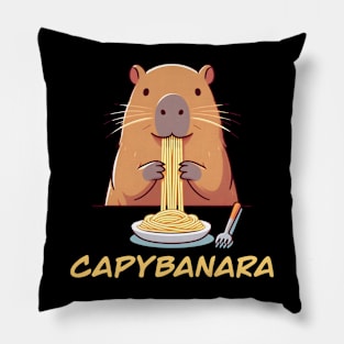 Capybanara Pillow