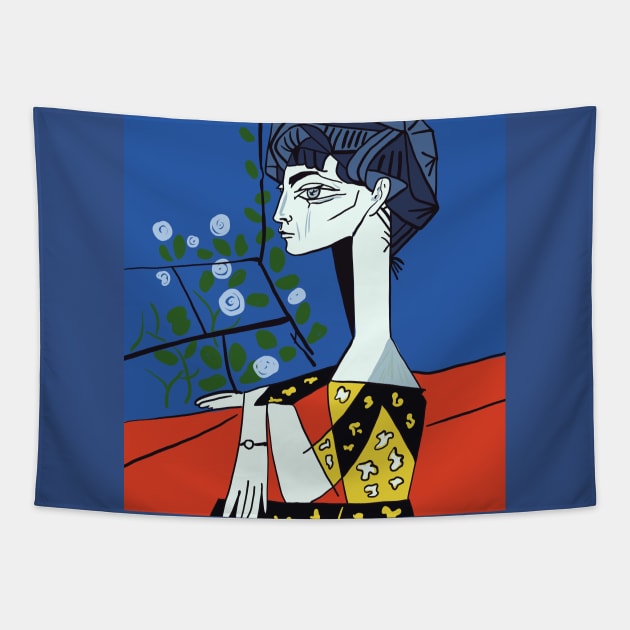 Picasso - Jacqueline Tapestry by shamila