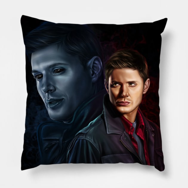 Dean Winchester Pillow by mayyaflowers