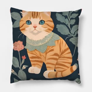 Rug Pattern Turkish- inspired Cat design Pillow