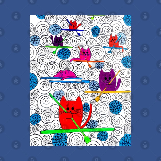 Boarding Cats by Laughing Cat Designs