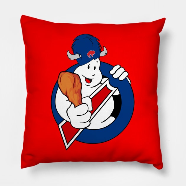 Buffalo Ghostbusters - Ready to BILL-ieve You! Pillow by Buffalo Ghostbusters