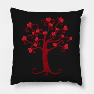 Heart Felt Tree | Valentine Love | Original Art by Cherie(c)2021 Pillow