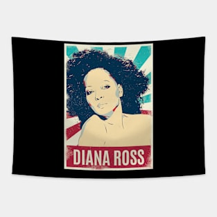 Vintage Retro Diana Ross Tapestry