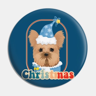Merry Christmas My Best Friend Dog | Yorkshire Terriers Pin
