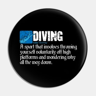 Diving Definition Pin