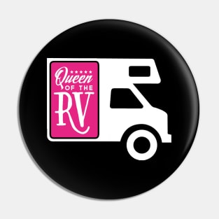 QUEEN OF THE RV Pin