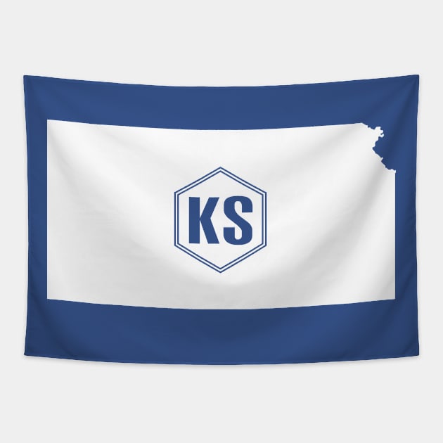 Kansas Homer (White) Tapestry by caknuck