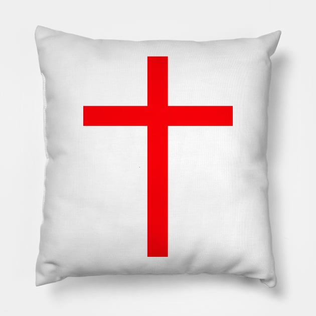 Templar Cross Pillow by ArtRight