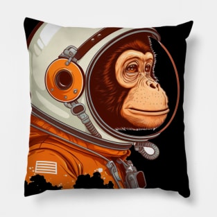 Monkey Astronaut Pillow