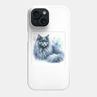 Nebelung - Watercolor Cat Phone Case