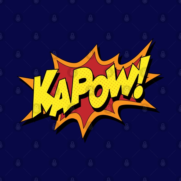 Kapow Comic Design by Hotshots