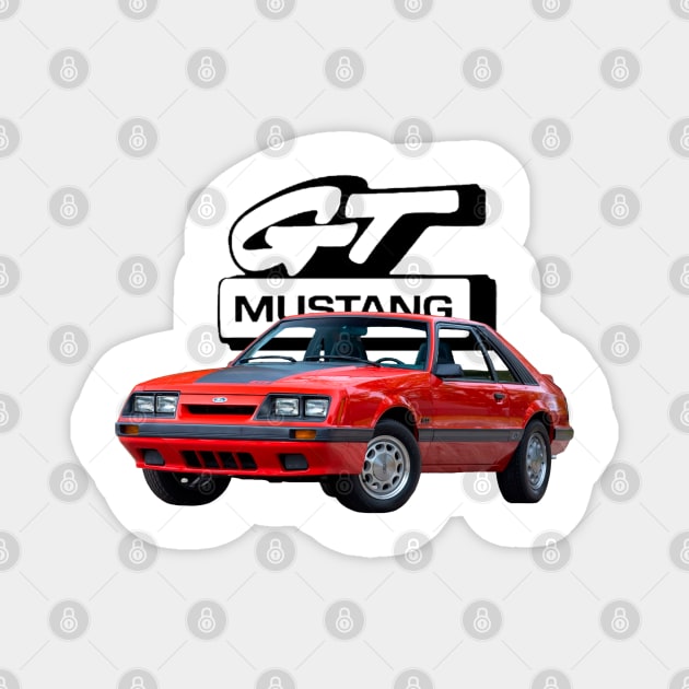 1985 Mustang GT Magnet by Permages LLC