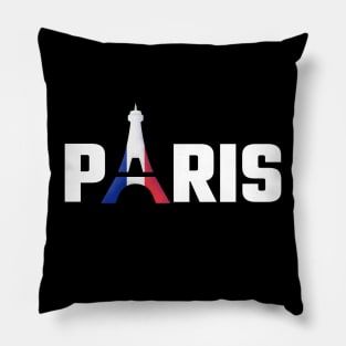Paris With Eiffel tower Pillow