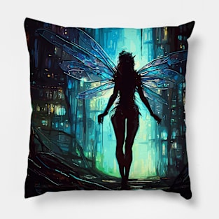 Dark fantasy fairy Pillow