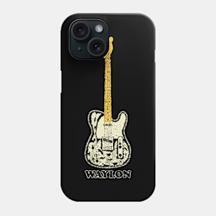 Waylon Jennings Guitar Phone Case