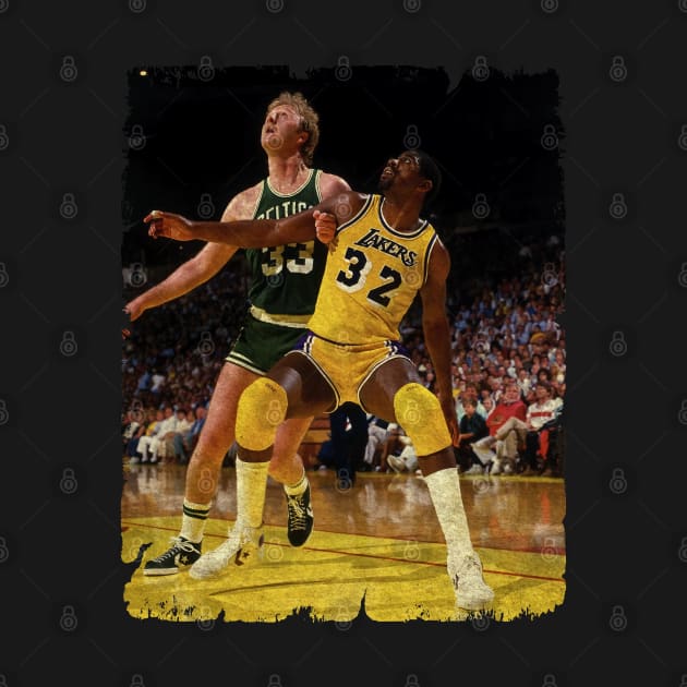 Larry Bird vs Magic Johnson by Wendyshopart