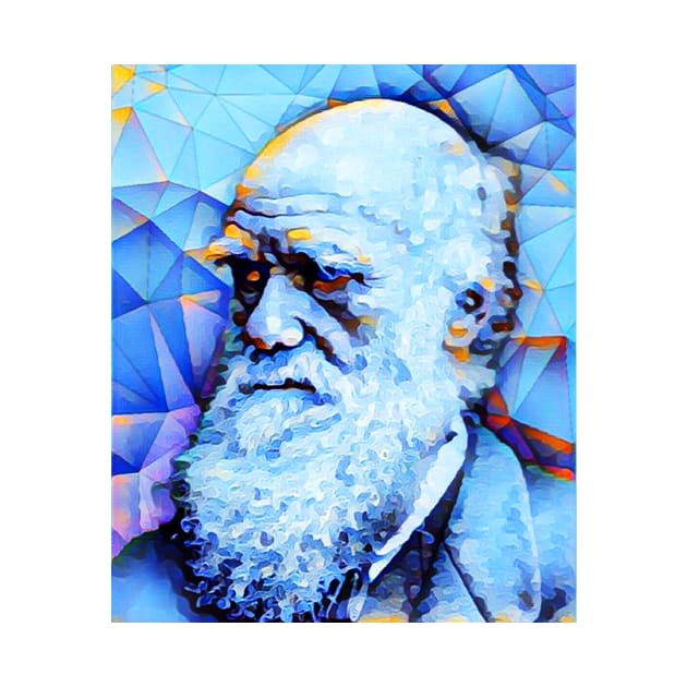 Charles Darwin Portrait | Charles Darwin Artwork | Charles Darwin Painting 10 by JustLit