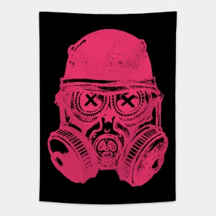 Gas mask skull Tapestry