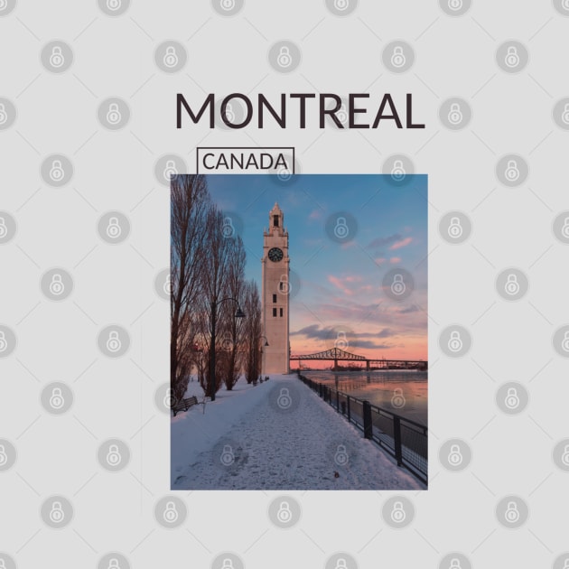 Montreal Quebec Canada Gift for Canadian Canada Day Present Souvenir T-shirt Hoodie Apparel Mug Notebook Tote Pillow Sticker Magnet by Mr. Travel Joy