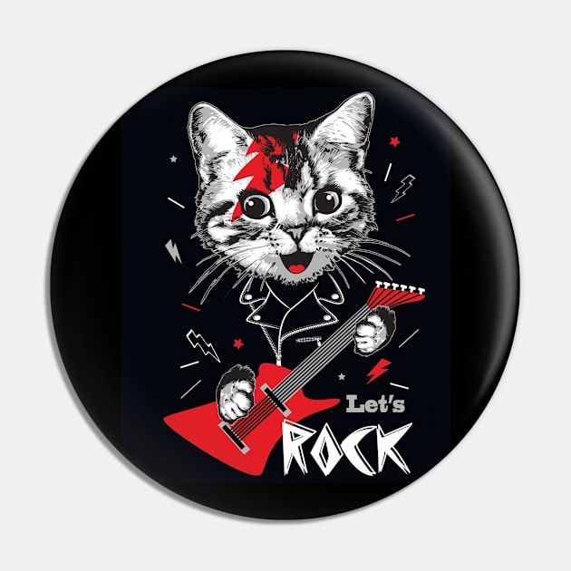 Let's Rock Pin by stark.shop