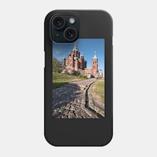 Cobblestones and the Cathedral Phone Case