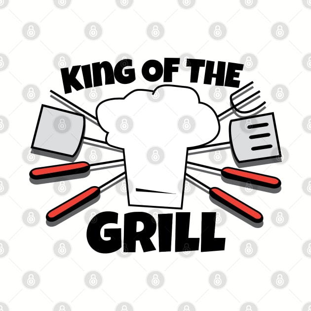 King of The Grill by MiniMoosePrints