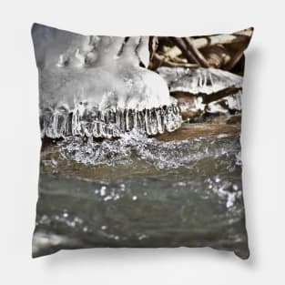 Ice Bells on a Tree Pillow