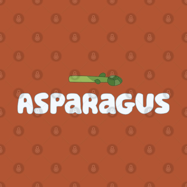 Bluey - Asparagus by HighResPrints