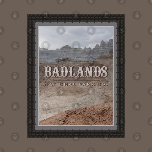 Badlands Stamp by Northofthepines