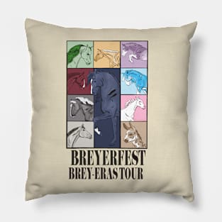 BreyerEras Tour T-Shirt By @OutskirtStable Pillow