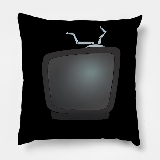 Tv Pillow by WiliamGlowing