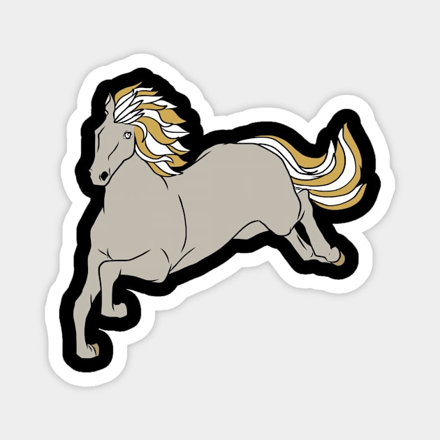 A very nice horse and pony dressage Magnet by KK-Royal