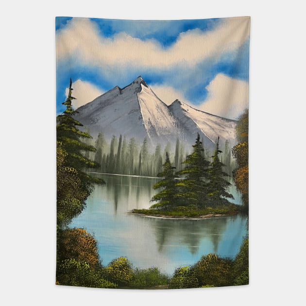 Mystic Mountain Tapestry by J&S mason