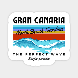 North Beach Sardina Gran Canaria Spain Magnet