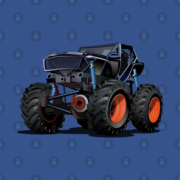 Cartoon Monster Truck by Mechanik