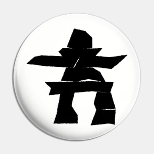 Inukshuk - Native American Pin