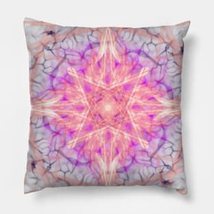 Pink Mandala Sacred geometry heart chakra Pillow