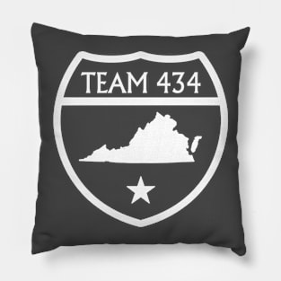 TEAM 434 - PHASE VI FLFC SHIELD - WE RUN THIS! (WHITE) Pillow