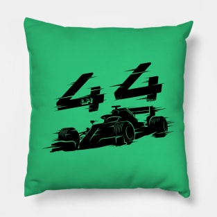 We Race On! 44 [Black] Pillow