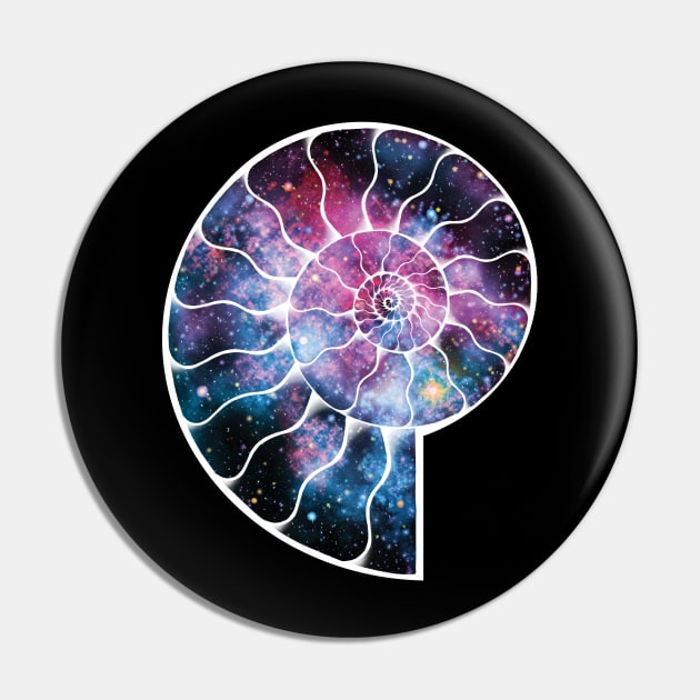 Ammonite & Space II Pin by MaratusFunk