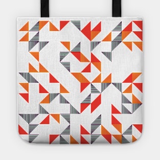 Red Yellow Pattern Tote