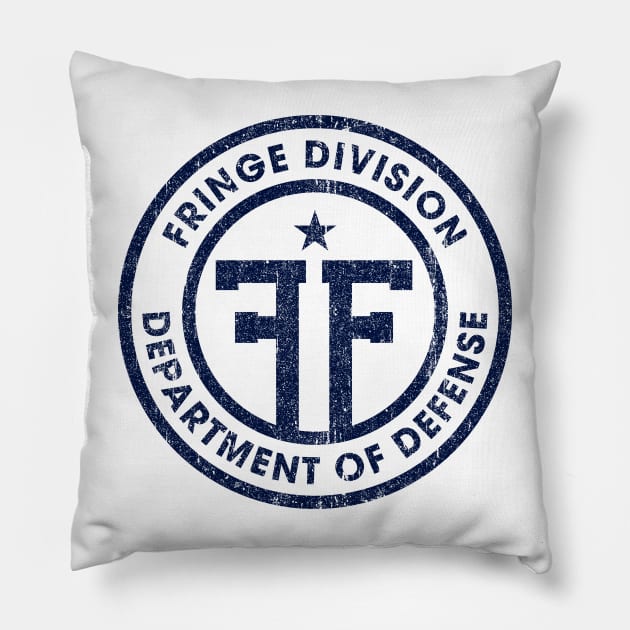 Fringe Division Crest (Variant) Pillow by huckblade