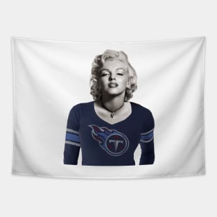 Marilyn Loves the Titans Tapestry