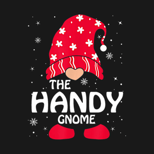 Handy Gnome Matching Family Group Christmas Party Pajama T-Shirt