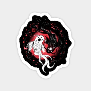 Ying Yang Koi Magnet