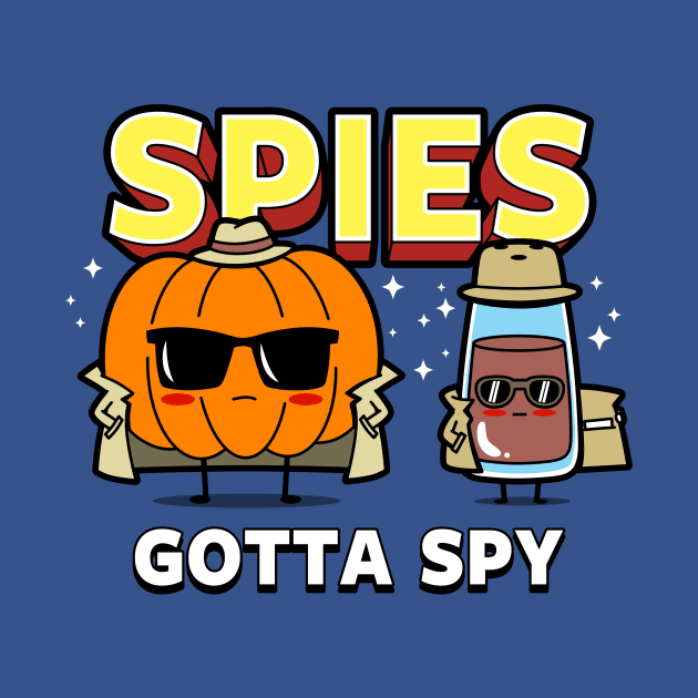 Funny Pumpkin Spice Cute Kawaii Spies Cartoon Funny Meme by Originals By Boggs