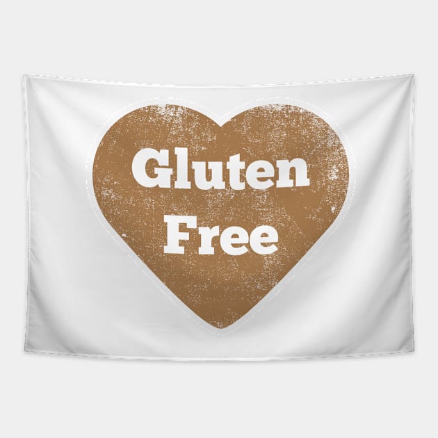 Gluten Free Heart - Distressed Tapestry by glutenfreegear