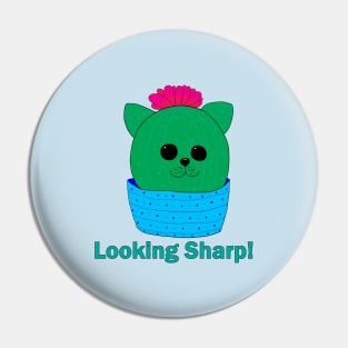 Looking Sharp! Cactus Cat Pin